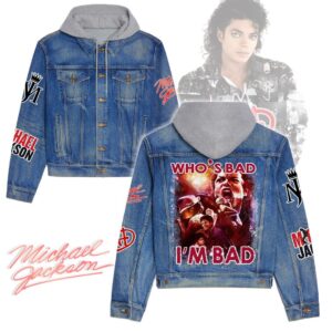 Michael Jackson 2D Hooded Denim Jacket - 2711351970