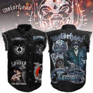 Motorhead Sleeveless Denim Shirt - 2711352216