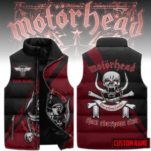 Motorhead 3D Sleeveless Puffer Jacket - 2711352050