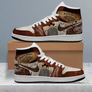 George Strait Air Jordan High Top Shoes - 2711351829