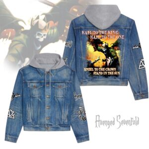 Avenged Sevenfold 2D Hooded Denim Jacket - 2711351949