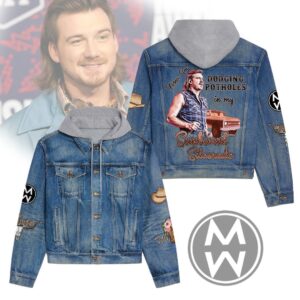 Morgan Wallen 2D Hooded Denim Jacket - 2711351974