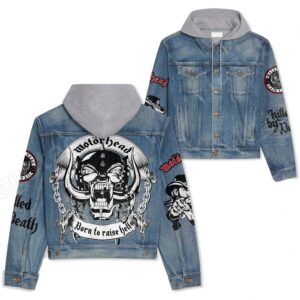 Motorhead 2D Hooded Denim Jacket - 2711351982