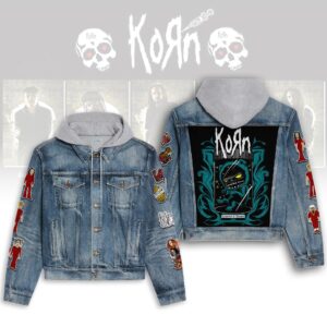 Korn 2D Hooded Denim Jacket - 2711351967