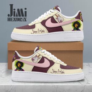 Jimi Hendrix Custom Nike Logo AF1 Shoes - 2711351833