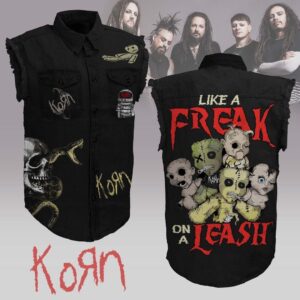 Korn Sleeveless Denim Shirt - 2711352204