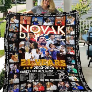 Novak Djokovic Blanket - 2711352137