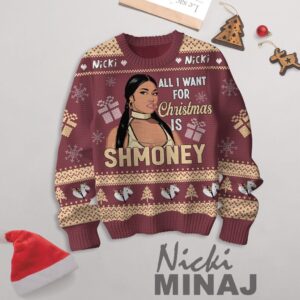 Nicki Minaj Unisex Ugly Christmas Sweater - 2711351743