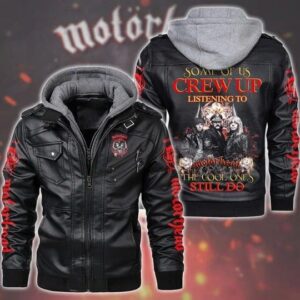 Motorhead 2D Hooded Leather Jacket - 2711351999