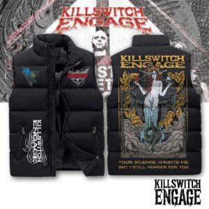 Killswitch Engage 3D Sleeveless Puffer Jacket - 2711352042