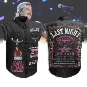 Morgan Wallen Sleeveless Denim Shirt - 2711352213