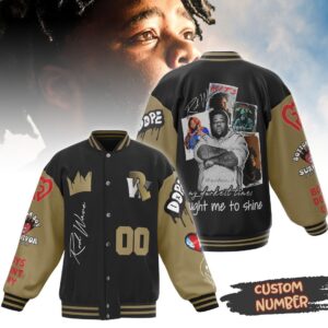 Rod Wave 3D Baseball Button Jacket - 2711352031