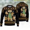 Star Wars Gingerbread Christmas Ugly Sweater, Funny Sci-Fi Holiday Sweatshirt, Darth Vader Winter Pullover For Fans, Christmas Gift