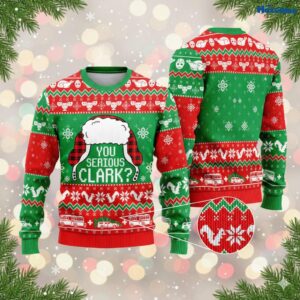 You Serious Clark Christmas Sweater, National Lampoon's Christmas Vacation Christmas Ugly Sweater, Clark Griswold Sweater, Christmas Movie